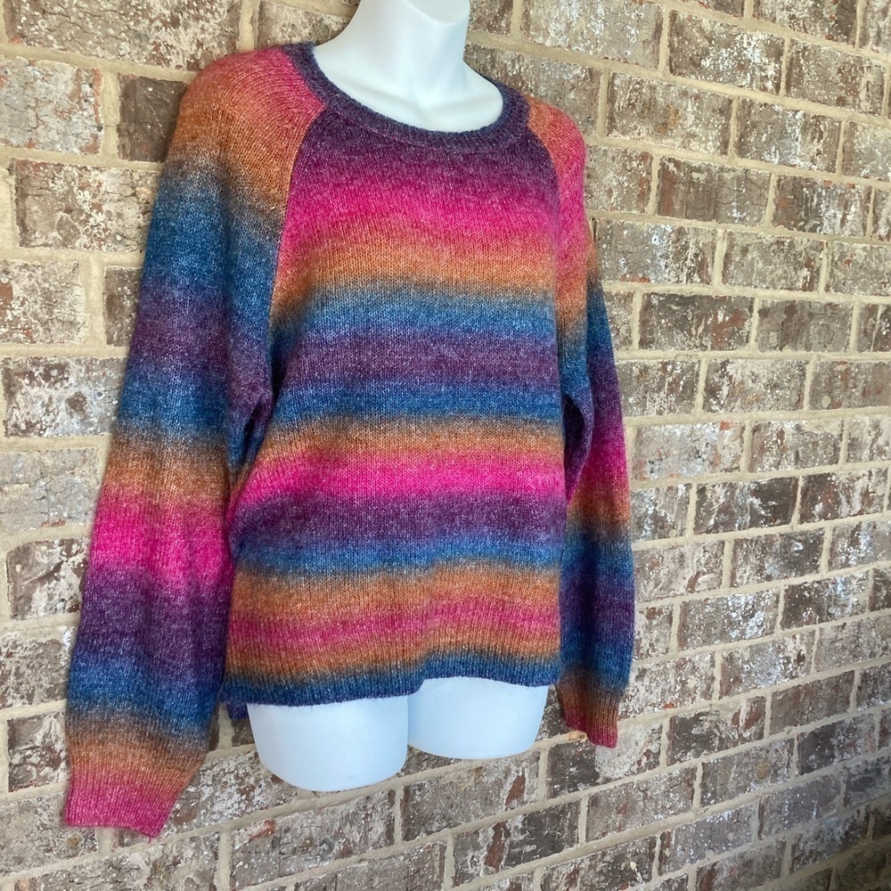 $89 NWT XXL Women Lovely Ombre BB Dakota Sweater Steve Madden - Picture 2 of 10